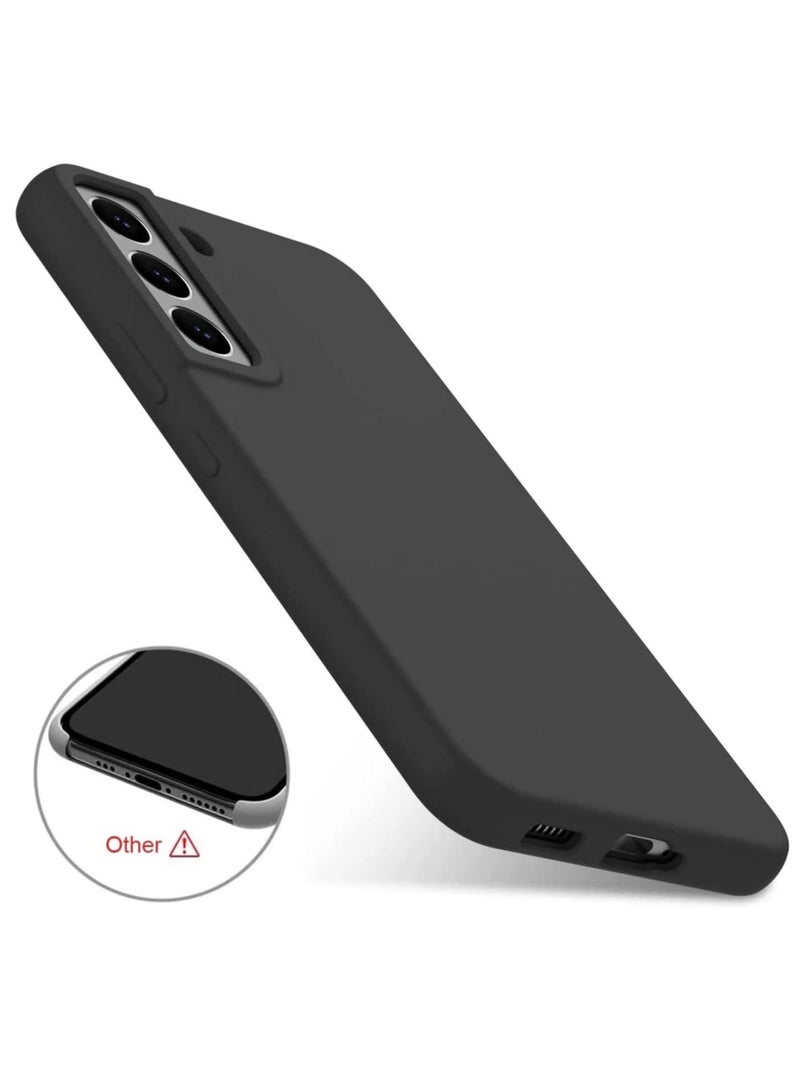 MUNTAQI Samsung Galaxy S23 Plus Case Cover Black Slim Fit for Soft TPU Back Cover Flexible Silicone Cover Matte Samsung Galaxy S23 Plus - Image 2