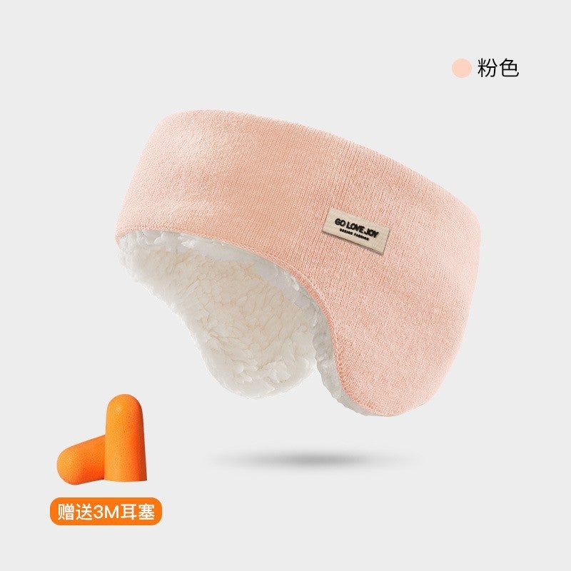 Winter New Soundproof Earmuffs Adjustable Hook And Loop Fleece-Lined Non-Pressure Earmuffs Sleep Earmuffs With Earplugs Dez26 - Image 1