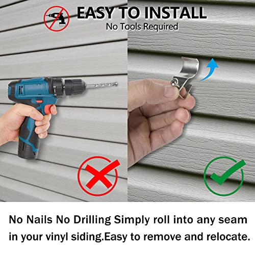 Haoyou Ring Camera Vinyl Siding Wall Mounts No Drill 360 Degree Adjustable, Compatible with Ring Stick up Cam & Ring Outdoor Cam Plus (2Pack White) - Image 4