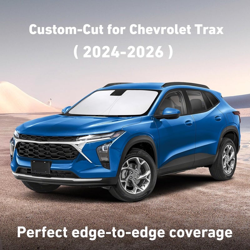 Windshield Sunshade for Chevrolet Trax 2024-2026 - UV Heat Blocker & Protector - Image 2