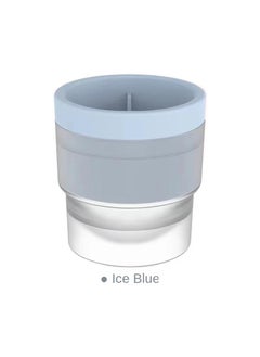 Y&D Whiskey Round Ice Hockey Household Food Grade Ice Crate Ice Block Spherical Mould Large Cold Ice Block-Blue 