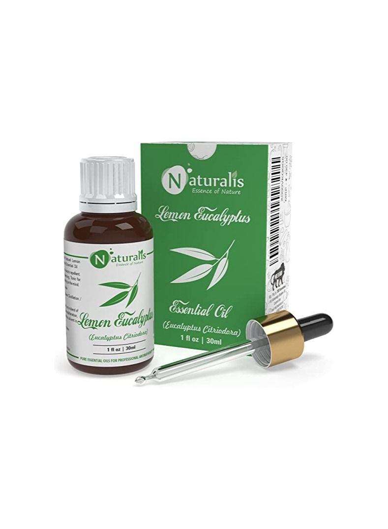 Naturalis Essence of Nature Lemon Eucalyptus (Eucalyptus Citriodora) for Dandruff and Mosquito repellent - 30ml - Image 2