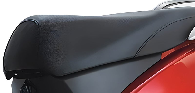 Guance Thread Fitting Artificial Leather Waterproof Seat Cover for TVS Scooty Pep Plus (Black) - Image 4