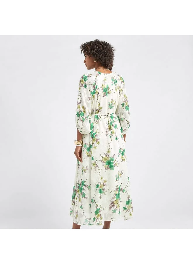 Splash FAV Floral Print Midi Dress