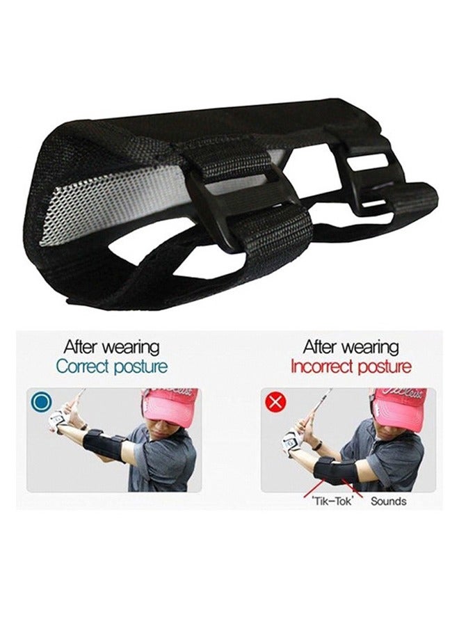 Generic Golf Swing Training Aid Elbow, Golf Swing Trainer, Straight Arm Golf Training Aid With Sound Notification, Golf Swing Posture Correction Support, Suitable For Beginners Training  - Image 5