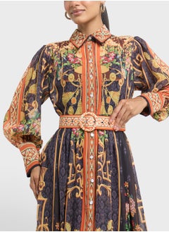 Khizana Abstract Print Dress  - Image 3