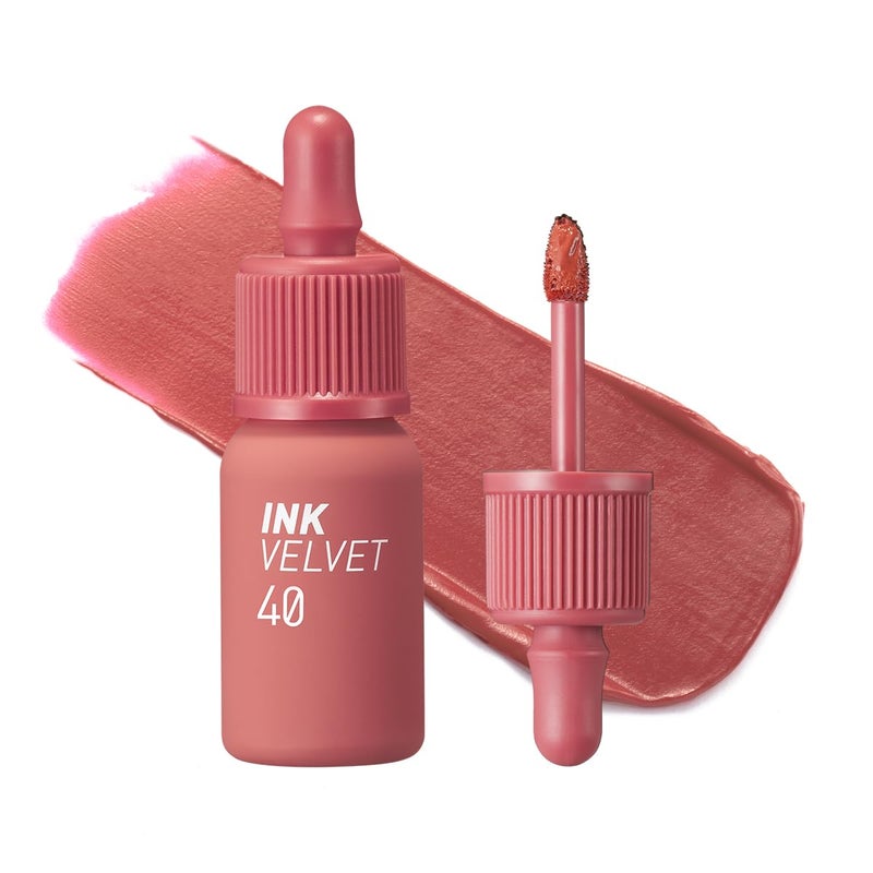 Peripera Ink the Velvet Lip Tint - High Pigment Color, Longwear, Weightless, Gluten-Free, Paraben-Free (040 CALM ROSY) - Image 1