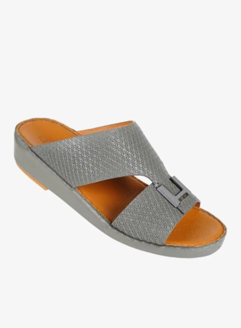 Barjeel Uno Dark Grey 008-3504 Barjeel Mens Arabic Sandals  BSP1-01 Dark Grey for Men | Best Price UAE