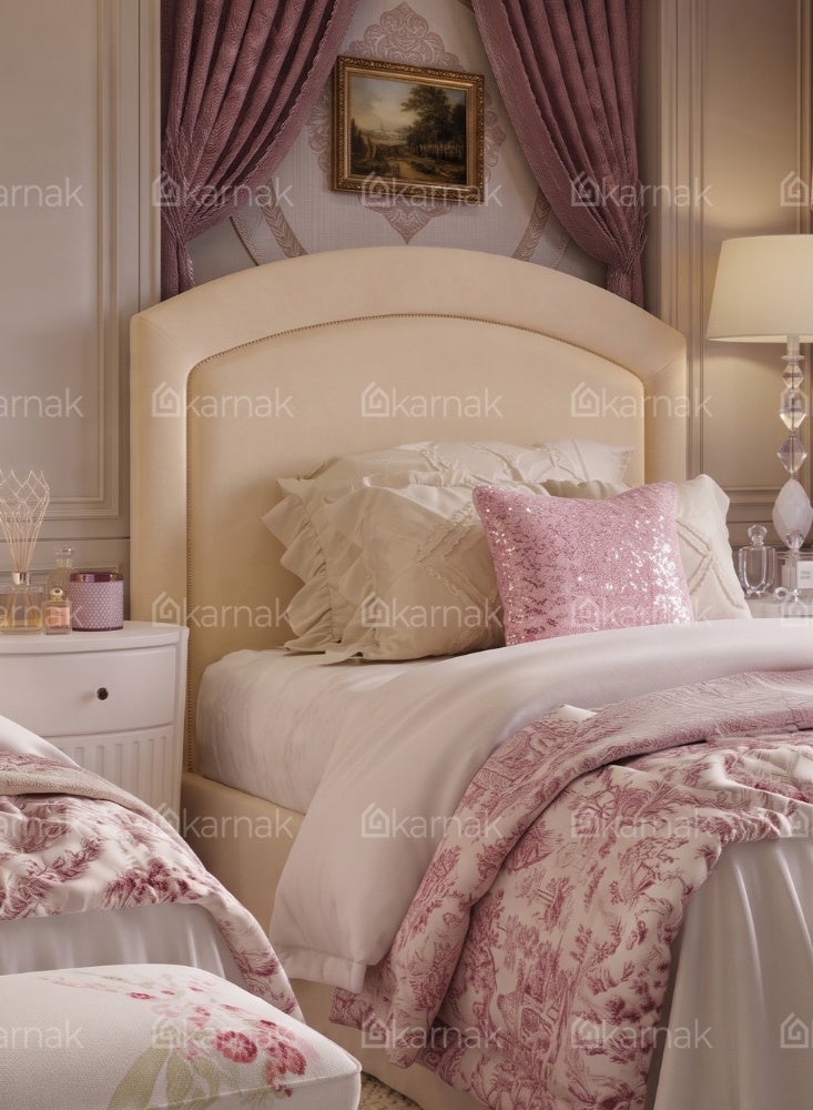 KARNAK Marvelle Kids Bed – Dark Beige - Image 3