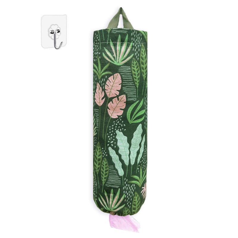 SYIPO Plastic Bag Holder, Reusable Grocery Bag Organizer, Wall Mount, 1 Pack, Seaweed - Image 1