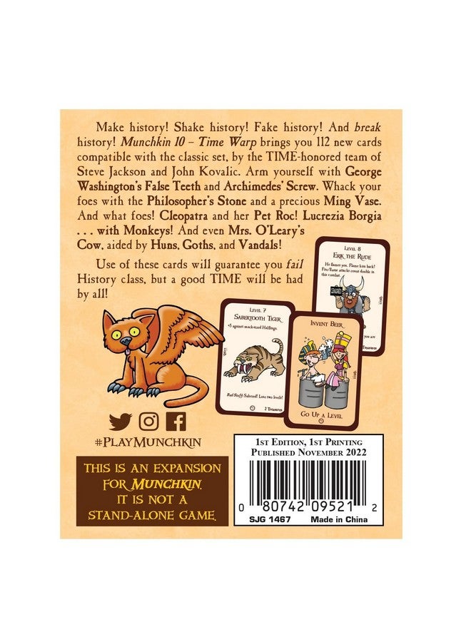 Steve Jackson Games Munchkin 10 Time Warp - Image 2