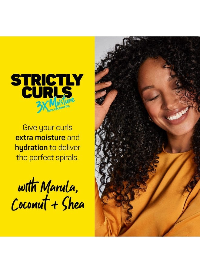 MARC ANTHONY شامبو وبلسم أرك أنطوني ستريكلي كيرلز 3X ترطيب عميق لتعريف التجاعيد ومضاد التجاعيد زبدة الشيا زيت المورولا زيت الألوة وزيت جوز الهند خالي من الكبريتات آمن للألوان للشعر المجعد الجاف التالف - Image 3