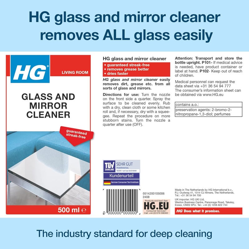 HG Glass and Mirror Cleaner - Image 2