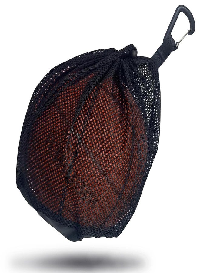 HZHSSG Single Mesh Ball Bag,Volleyball Bag with Zipper Pocket,Soccer Ball Bag,Basketball Bag with Quick Release Buckle Fits all Kinds of Backpacks, Can be Used to Carry Basketball, Football and Volleyball - Image 1