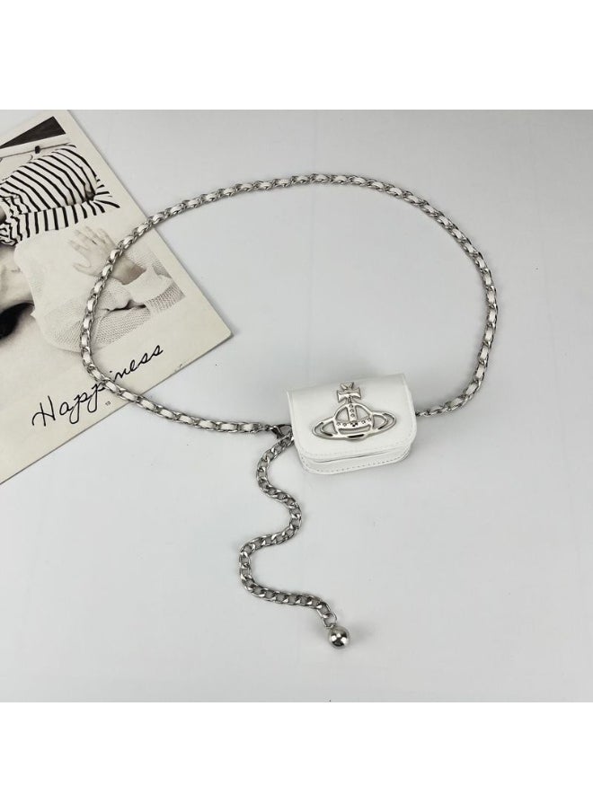 Vivienne Westwood Planet mini waist bag, decorative waist chain, belt  - Image 1