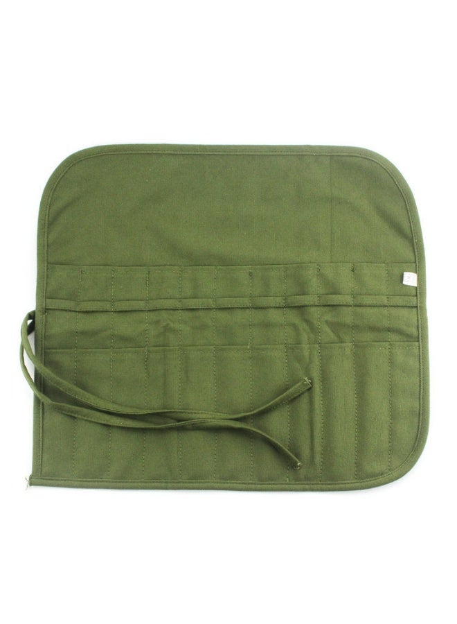 حقيبة قلم، فرشاة، ستارة تخزين بفتحة 22 قلم، حقيبة أقلام ألوان مائية، صندوق أقلام ألوان مائية، حقيبة قماش، ستارة أقلام فرشاة - Image 1