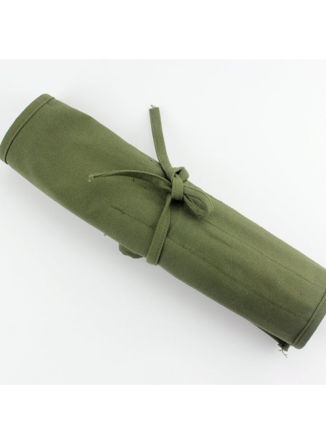 حقيبة قلم، فرشاة، ستارة تخزين بفتحة 22 قلم، حقيبة أقلام ألوان مائية، صندوق أقلام ألوان مائية، حقيبة قماش، ستارة أقلام فرشاة - Image 4