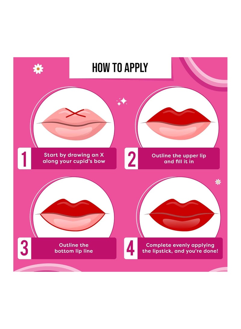 SUGAR POP Matte Lipcolour 10 Rosewood 1.6 ml Richly Pigmented Super Matte Lasts 8 hours Non Drying - Image 4
