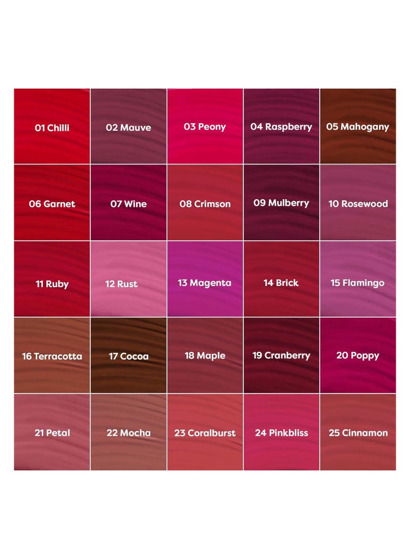 SUGAR POP Matte Lipcolour 10 Rosewood 1.6 ml Richly Pigmented Super Matte Lasts 8 hours Non Drying - Image 5