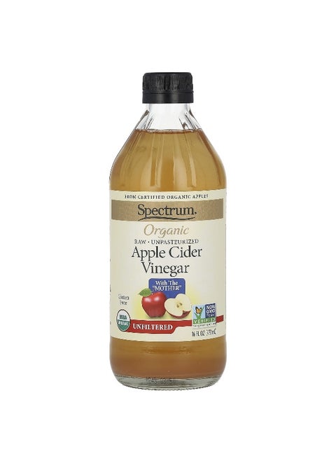 Spectrum Culinary, Organic Apple Cider Vinegar, Unfiltered, 16 fl oz (473 ml)
