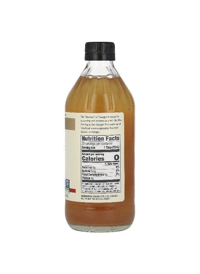 Spectrum Culinary Spectrum Culinary, Organic Apple Cider Vinegar, Unfiltered, 16 fl oz (473 ml)  - Image 2