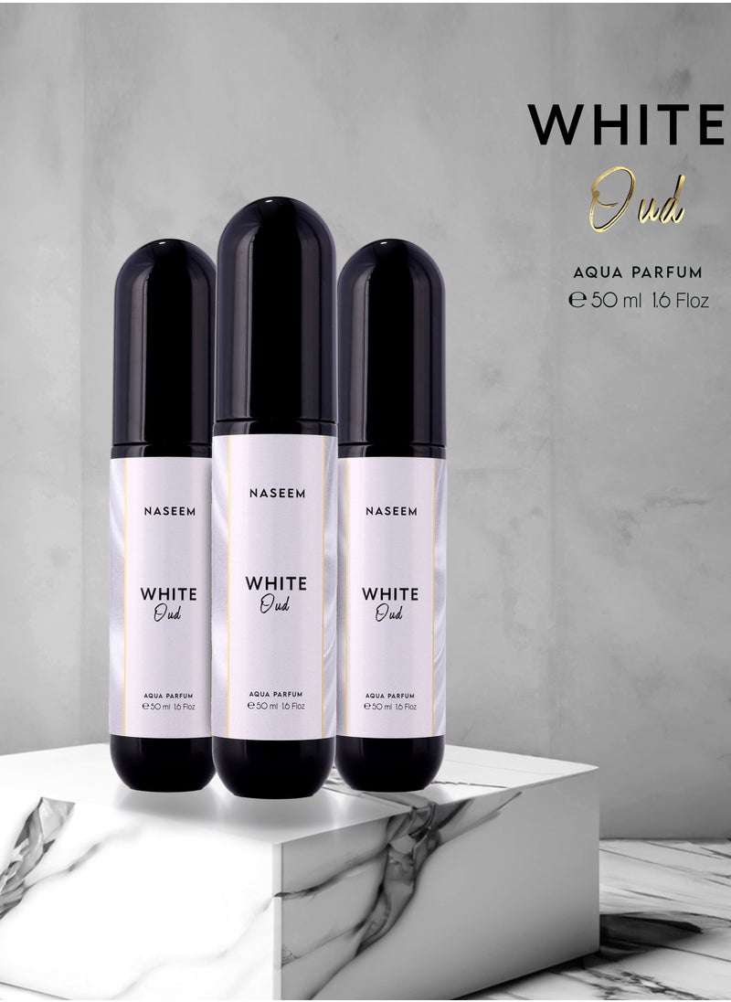 Naseem White Oud Eau De Parfum 50 ml, Luxurious and Long Lasting Unisex Fragrance for Men & Women, Rich Oud Aroma with Elegant Notes, Perfect for Daily Wear and Special Occasions  - Image 2