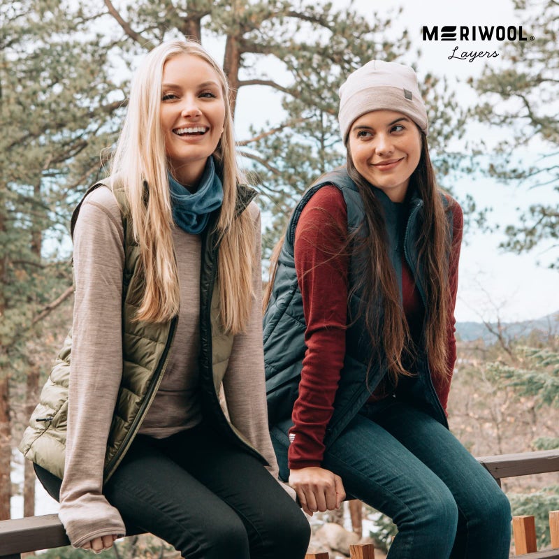 MERIWOOL Womens Base Layer 100% Merino Wool Midweight Long Sleeve Thermal Shirt Charcoal Gray - Image 5