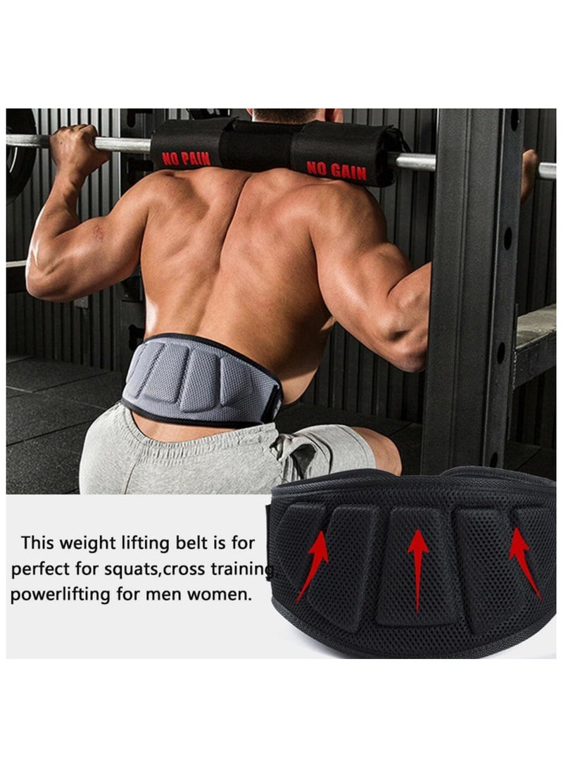 Generic Weight Lifting Belt for Men Women,Breathable Adjustable Gym Belt with Back and Lumber Support,Workout Back Support Strap for Squats Powerlifting Fitness Workout and Strength Training-XL  - Image 3