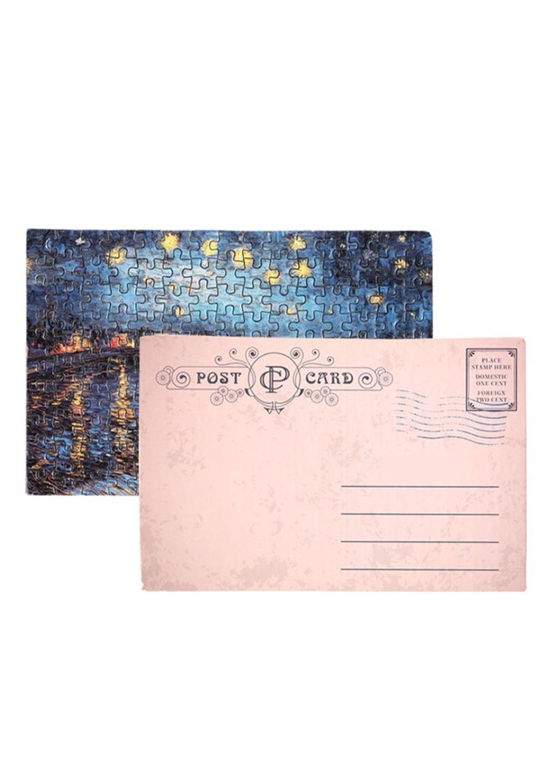 أحجية صغيرة 150 قطعة صغيرة جداً 10×15 سم بتصميم حقل زهور – لغز مضغوط للكبار والأطفال – بازل للسفر وتحفيز الدماغ وتخفيف التوتر – منظر طبيعي جميل للديكور والهدايا – بازل عالي الجودة لتحسين التركيز وال - Image 2