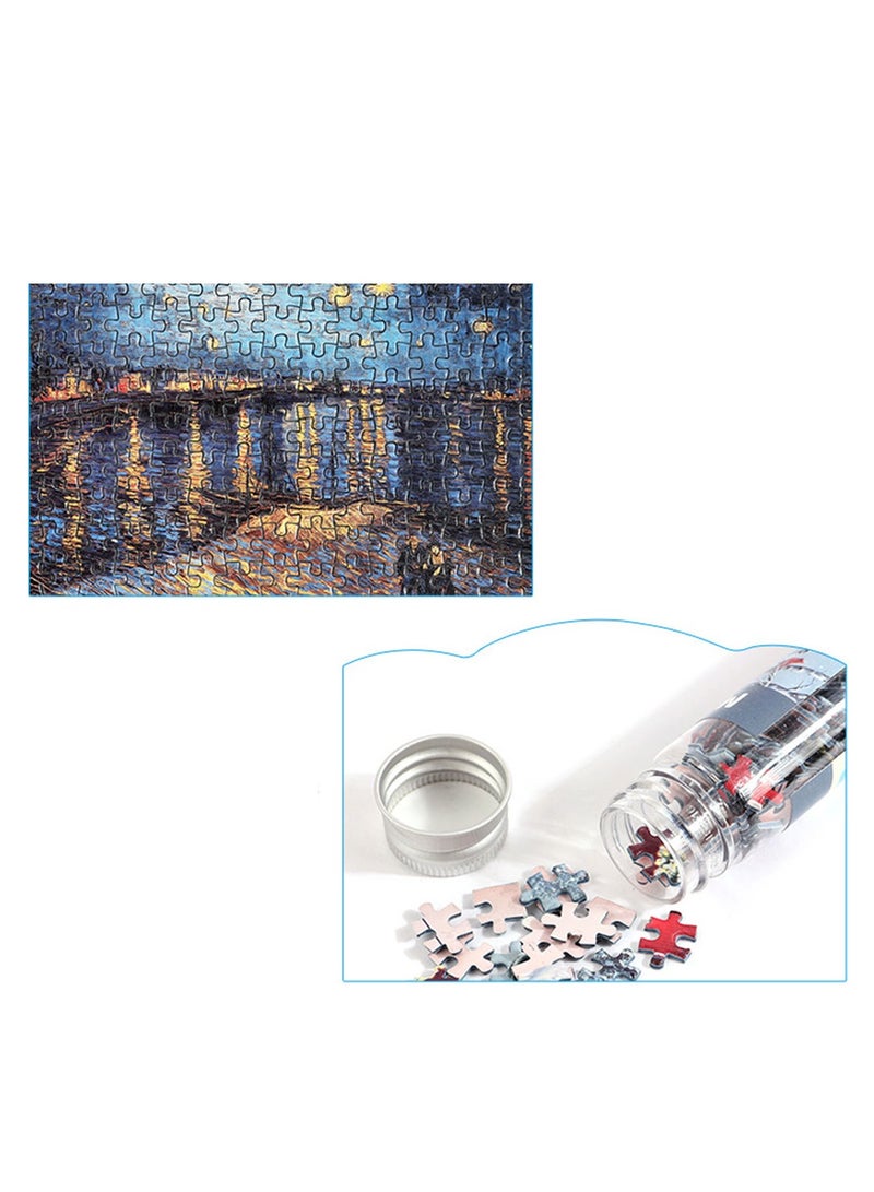 أحجية صغيرة 150 قطعة صغيرة جداً 10×15 سم بتصميم حقل زهور – لغز مضغوط للكبار والأطفال – بازل للسفر وتحفيز الدماغ وتخفيف التوتر – منظر طبيعي جميل للديكور والهدايا – بازل عالي الجودة لتحسين التركيز وال - Image 3