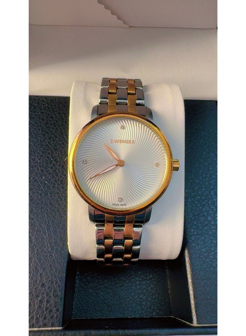 Wenger Urban Donnissima Swiss Made Women’s Watch (01.1721.104) – Two-Tone Stainless Steel – Pre-Owned / Like Brand New - Image 1