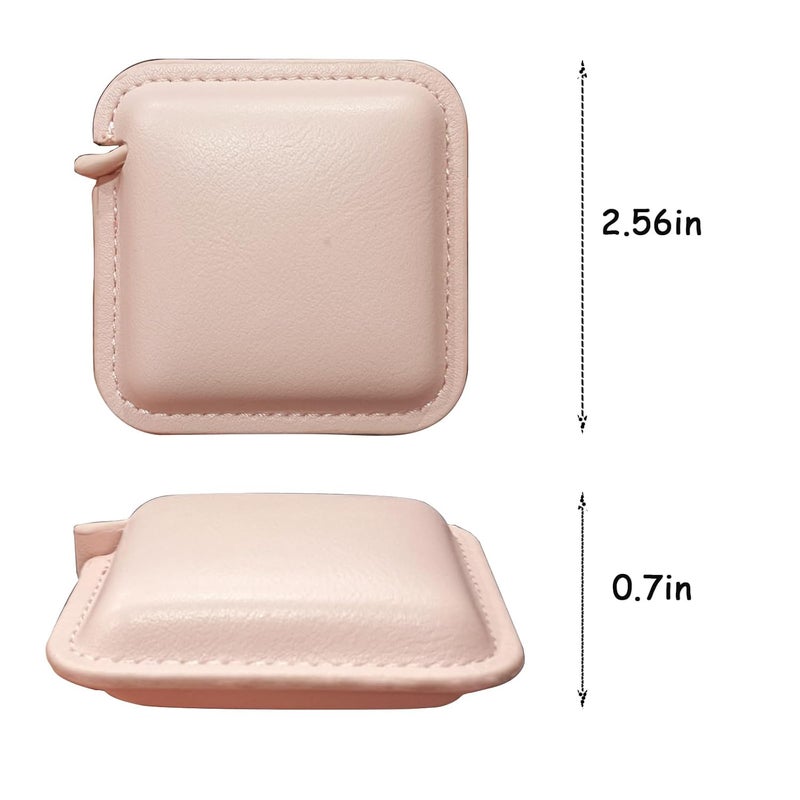 Z_جوده وثقه Tape Measure for Body Measuring Medical Body Cloth Tailor Craft Dieting Measuring Tape, 79 Inch/2 M Dual Sided Retractable Measuring Tape for Body Fabric Sewing Measurements Square(Pink) - Image 4