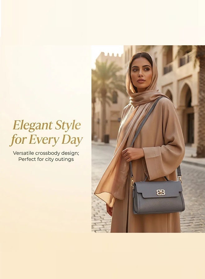 بليه روان شنطة يد نسائية شنطة كتف وكروس أنيقة بيد علوية من الجلد الفاخر تصميم عملي للدوام والعمل والتسوق مع حزام قابل للتعديل - Image 5