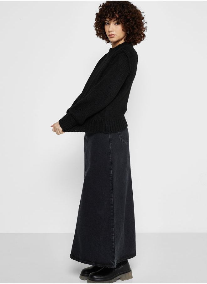 TOPSHOP - Round Neck Knitted Cardigan - Image 1