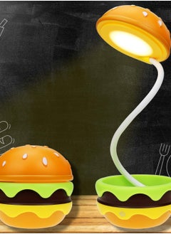 Excefore Rechargeable Hamburger Desk Lamp for Kids, Adjustable Neck, Dimmable Touch Switch, Cute Nursery Night Light, Kawaii Desk Accessories, Perfect Room Decor for Boys and Girls Gifts  - Image 5