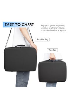 Skycare Carrying Case for Playstation 5 Console, Travel Case Compatible with PS5, DualSense Controllers, Base, Games and Accessories  - Image 4