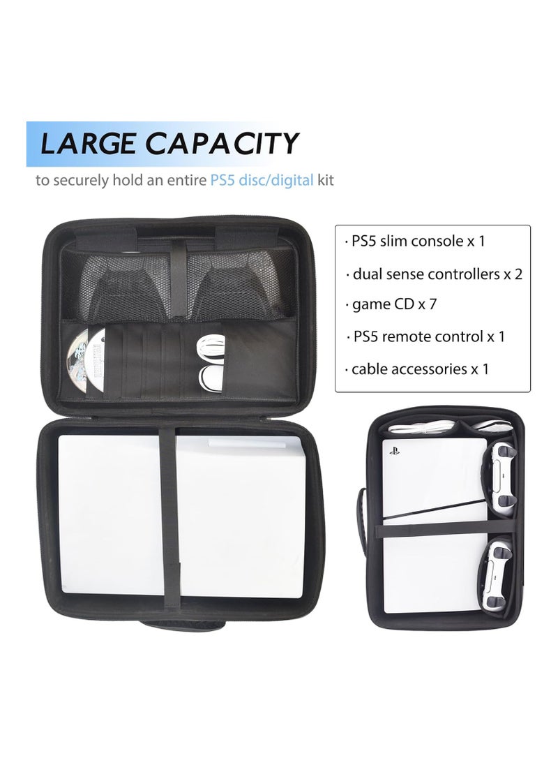 Skycare - Carrying Case for Playstation 5 Console, Travel Case Compatible with PS5, DualSense Controllers, Base, Games and Accessories - Image 1