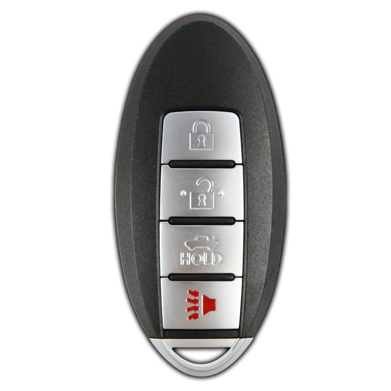 KeylessOption Key Fob Replacement for 2007 2008 2009 2010 2011 2012 2013 2014 2015 Nissan Altima Murano Maxima Infiniti G35 G37 Q60 Remote 4Button KR55WK48903 Locksmith Required