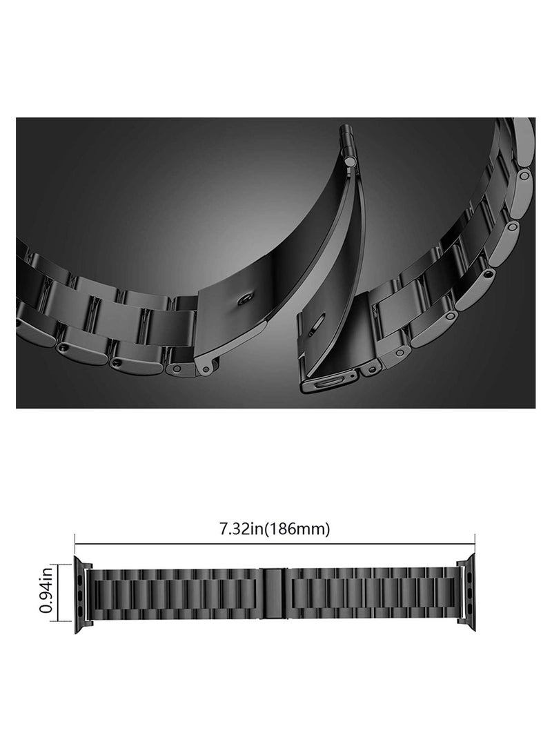 Phone Planet Stainless Steel Strap Metal Bracelet for Apple Watch Series 6/5/4/3/2/SE - 44/42 mm  - Image 3