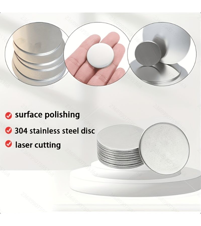 304 Stainless Steel Gasket Set 35mm x 0.6mm 10 Pcs for Automotive Crafts Hardware - Image 1