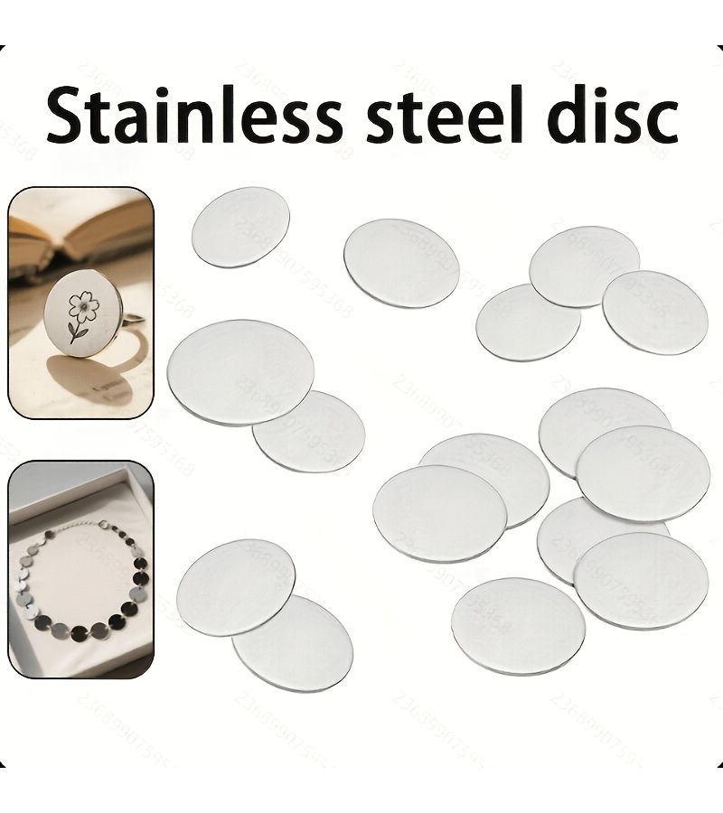 304 Stainless Steel Gasket Set 35mm x 0.6mm 10 Pcs for Automotive Crafts Hardware - Image 3