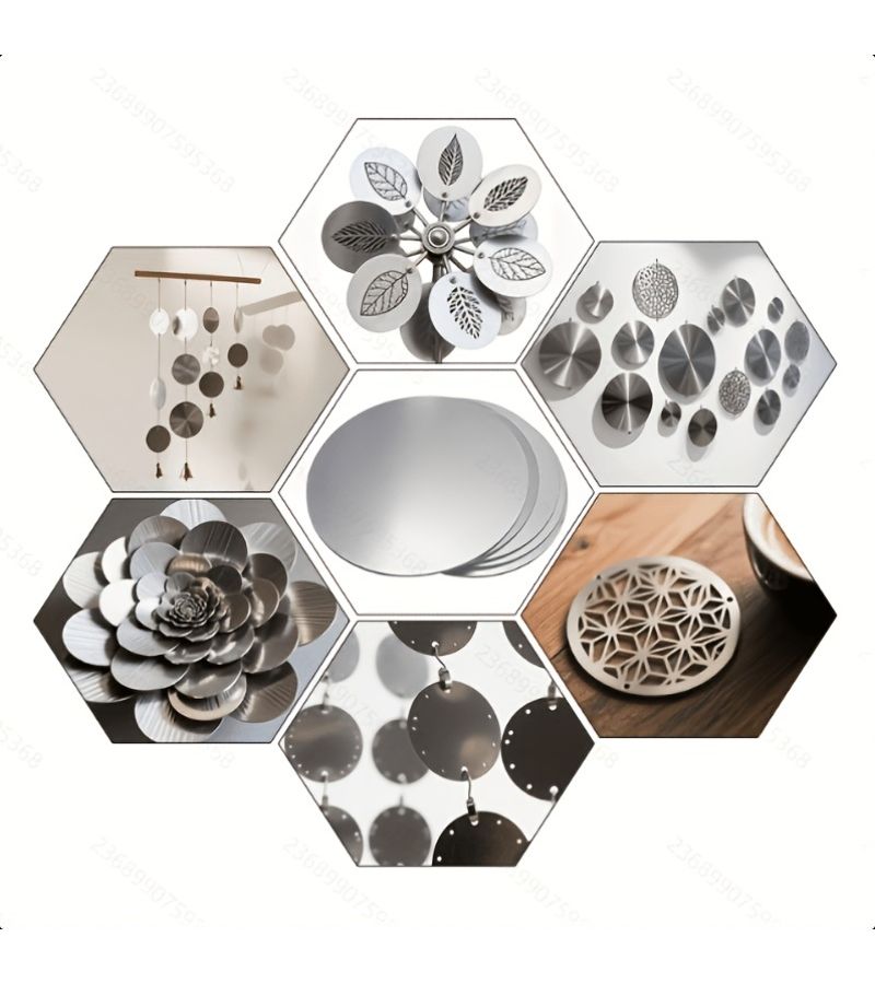 304 Stainless Steel Gasket Set 35mm x 0.6mm 10 Pcs for Automotive Crafts Hardware - Image 5