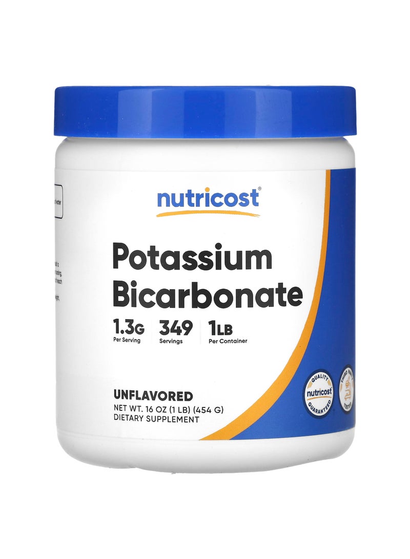 Potassium Bicarbonate, Unflavored, 16 oz (454 g)