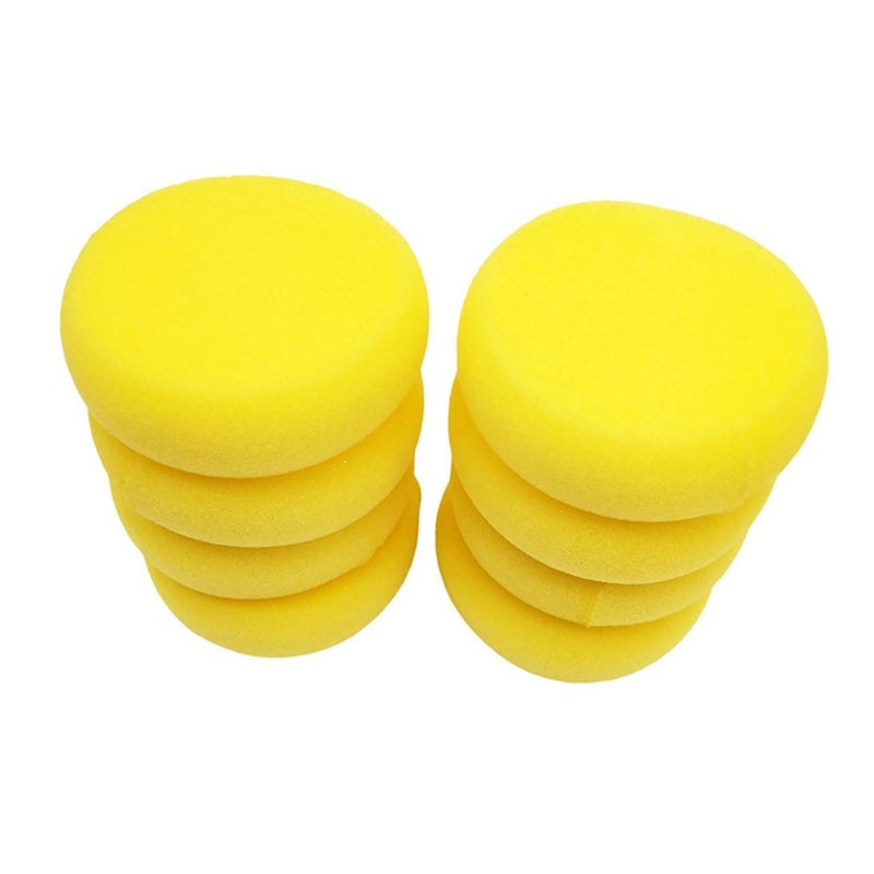 2 Sets 6pcs Round Sponge Brush Set for DIY Painting Lightweight Durable Drawing Tools - Image 4