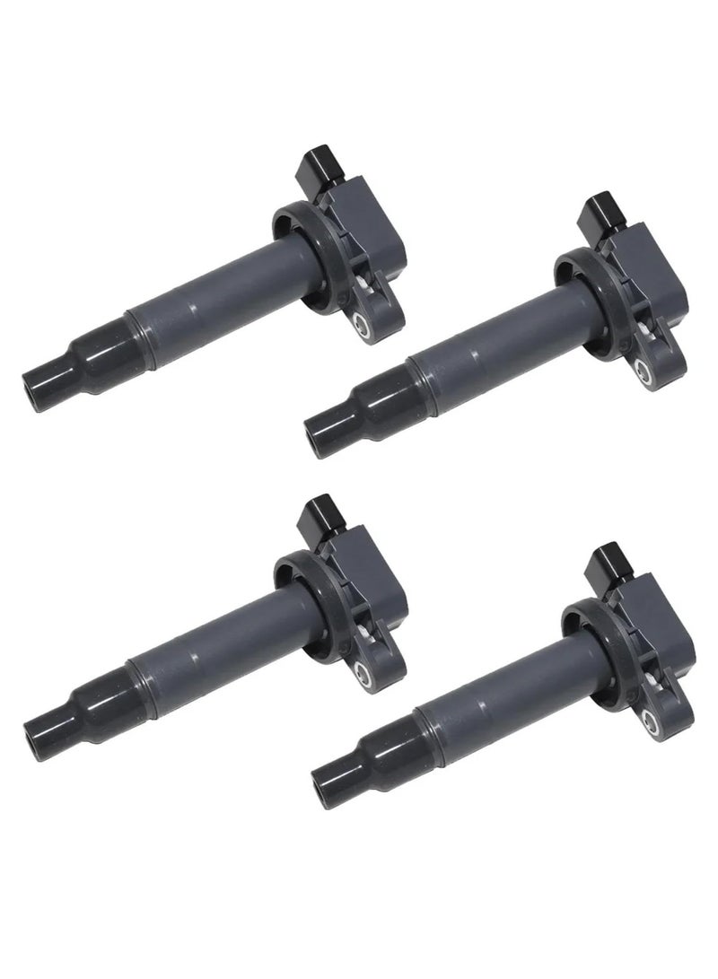 Generic Ignition coil 4 pcs 90919-02240 90919-02265 For Toyota For Scion IQ For Yaris For Prius xA xB Echo 1.5L For Corolla 9008019021 Ignition Coil Pack Color Black  - Image 1