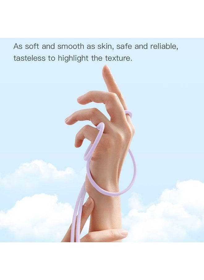 توتو Totu BPD-013 Skin Sense Series Type-C إلى 8 دبوس كبل بيانات الشحن السيليكون السريع ، الطول: 2M (أسود)  - Image 3