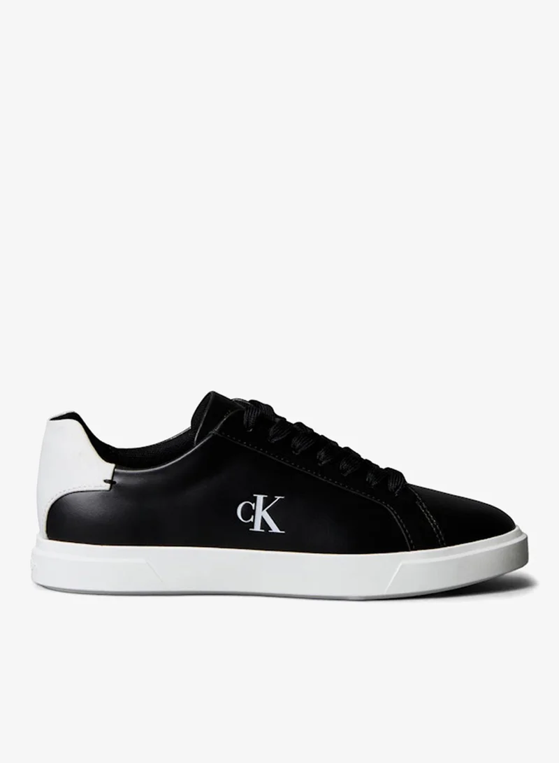 CALVIN KLEIN Brooke - Leather Signature Logo Trainers