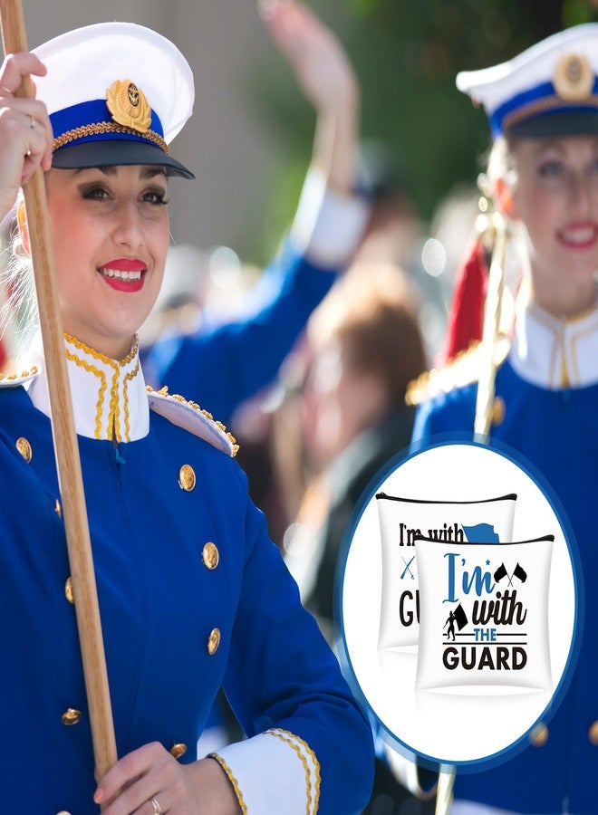 SilTriangle 9 Pcs Color Guard Makeup Cosmetic Bag Peace Love Color Guard Gifts Zipper Cosmetic Bag for Women Christmas Travel Gift Supplies - Image 4