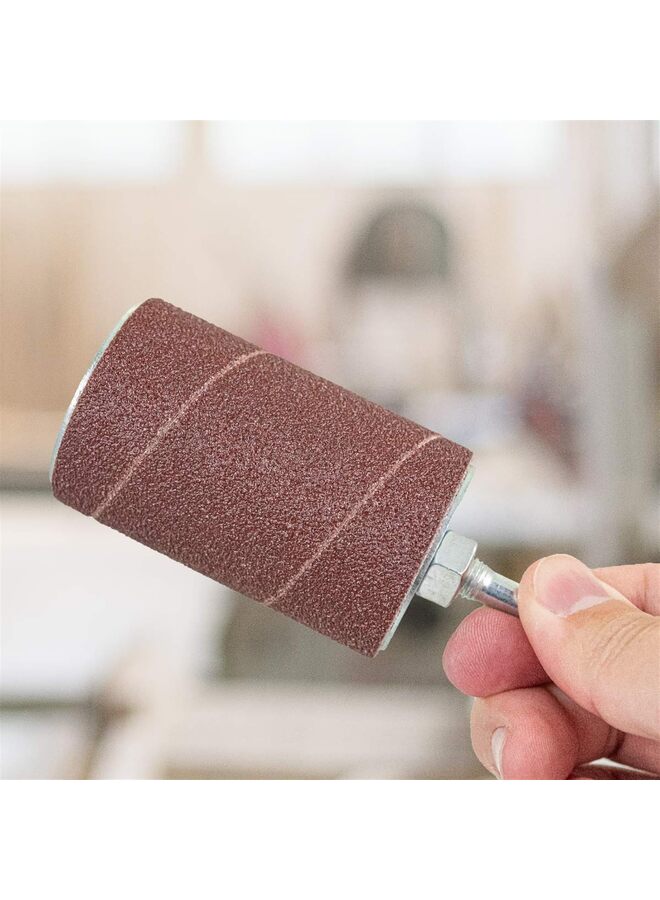 ٢٠ قطعة من سيقان أسطوانة صنفرة مثقاب، وأكمام صنفرة المغزل، وحقيبة حمل الأدوات - Image 4