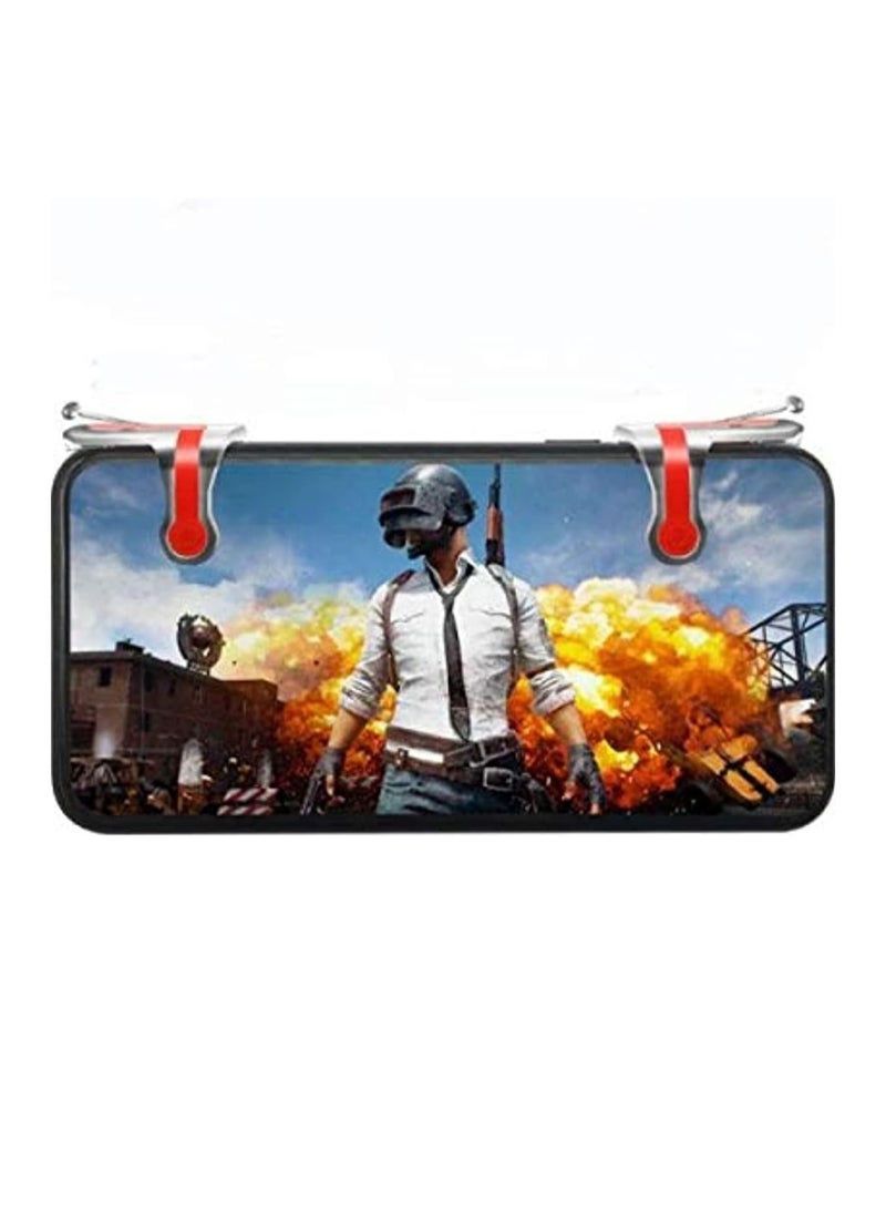 traditious 1 Pair Mobile Triggers Gaming,Mobile Game Controller for PUBG/Fortnite/Call of Duty,Shooter Sensitive Controller Joysticks Aim & Fire Trigger for iPhone and Android Phone  - Image 1